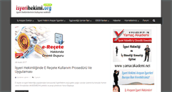 Desktop Screenshot of isyerihekimi.org